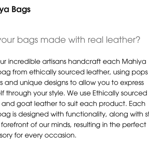 New condition Mahiya Ethically Sourced Leather Boho Handbag - Picture 5 of 16